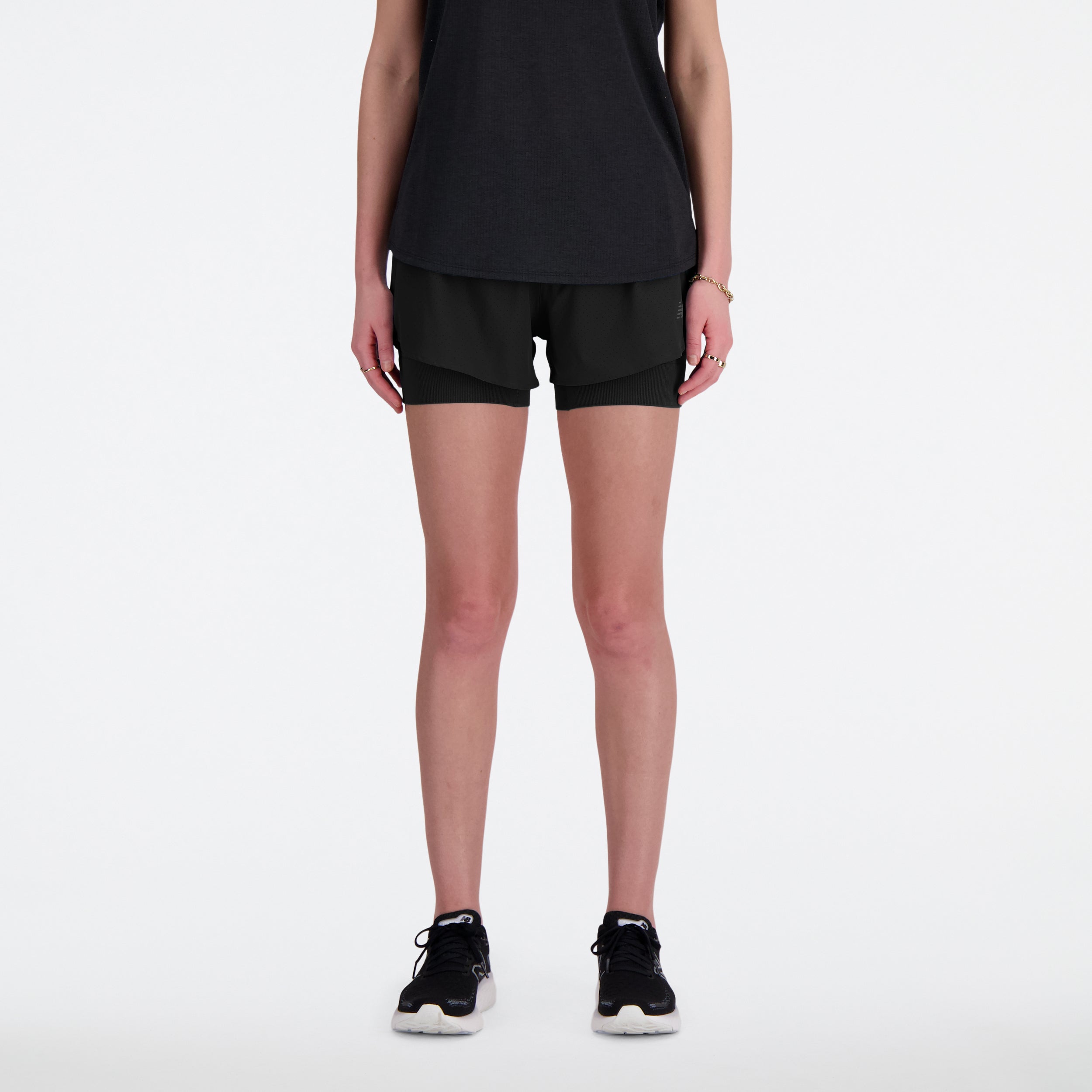 NEW BALANCE Womens Running Short Laufhosen NEW BALANCE BK BK XS