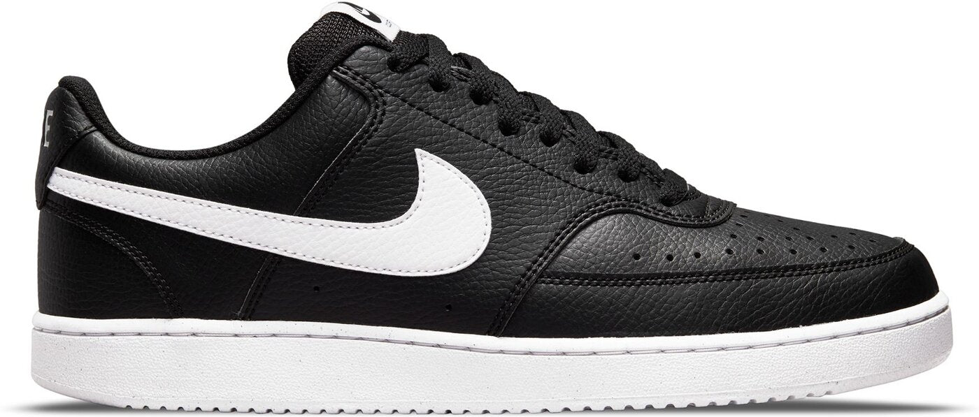 NIKE Herren Freizeitschuhe Court Vision Low Next Nature Sneaker NIKE BLACK/WHITE-BLACK 40