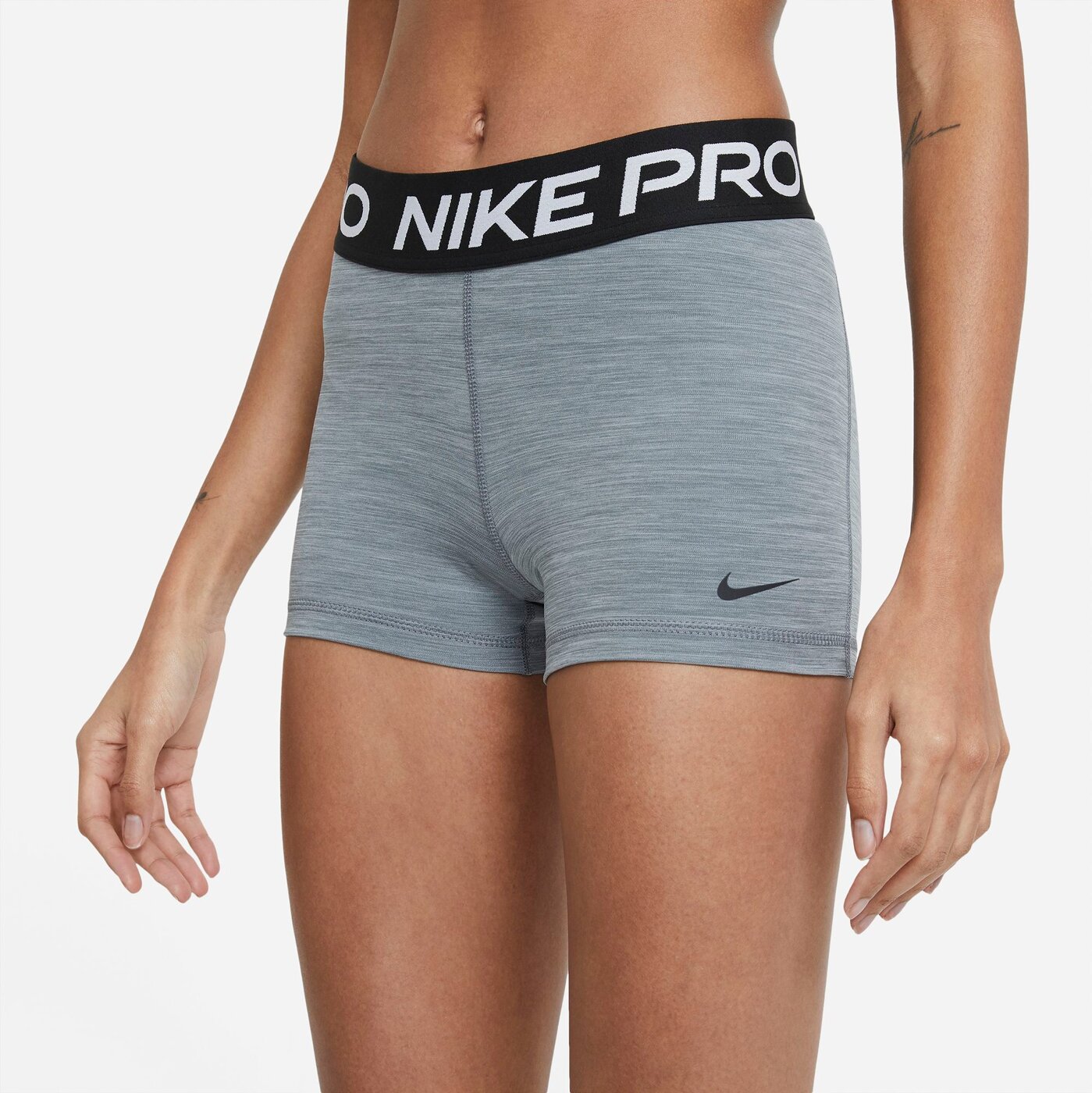 NIKE W NP 365 SHORT 3IN Trainingshosen & Jogginghosen NIKE SMOKE GREY/HTR/BLACK/BLACK XS