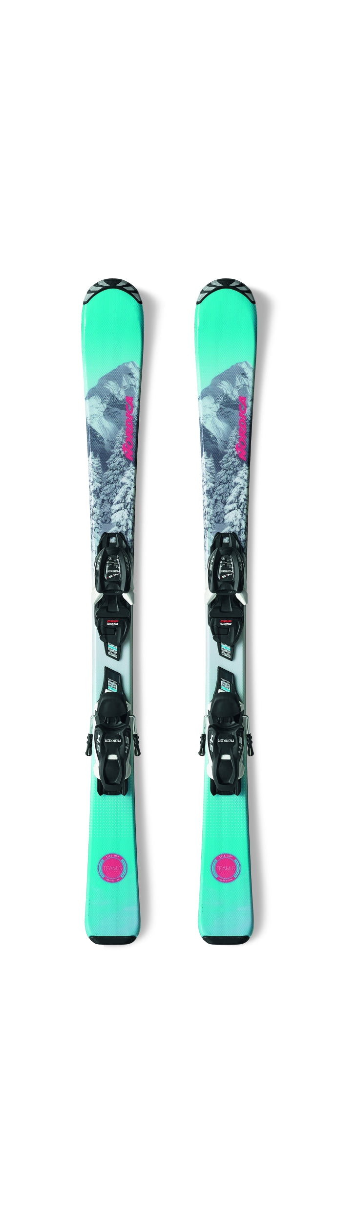 NORDICA TEAM G(100-140)+J4.5 FDT Ski Alpin NORDICA TEAL/WHITE/PINK 100