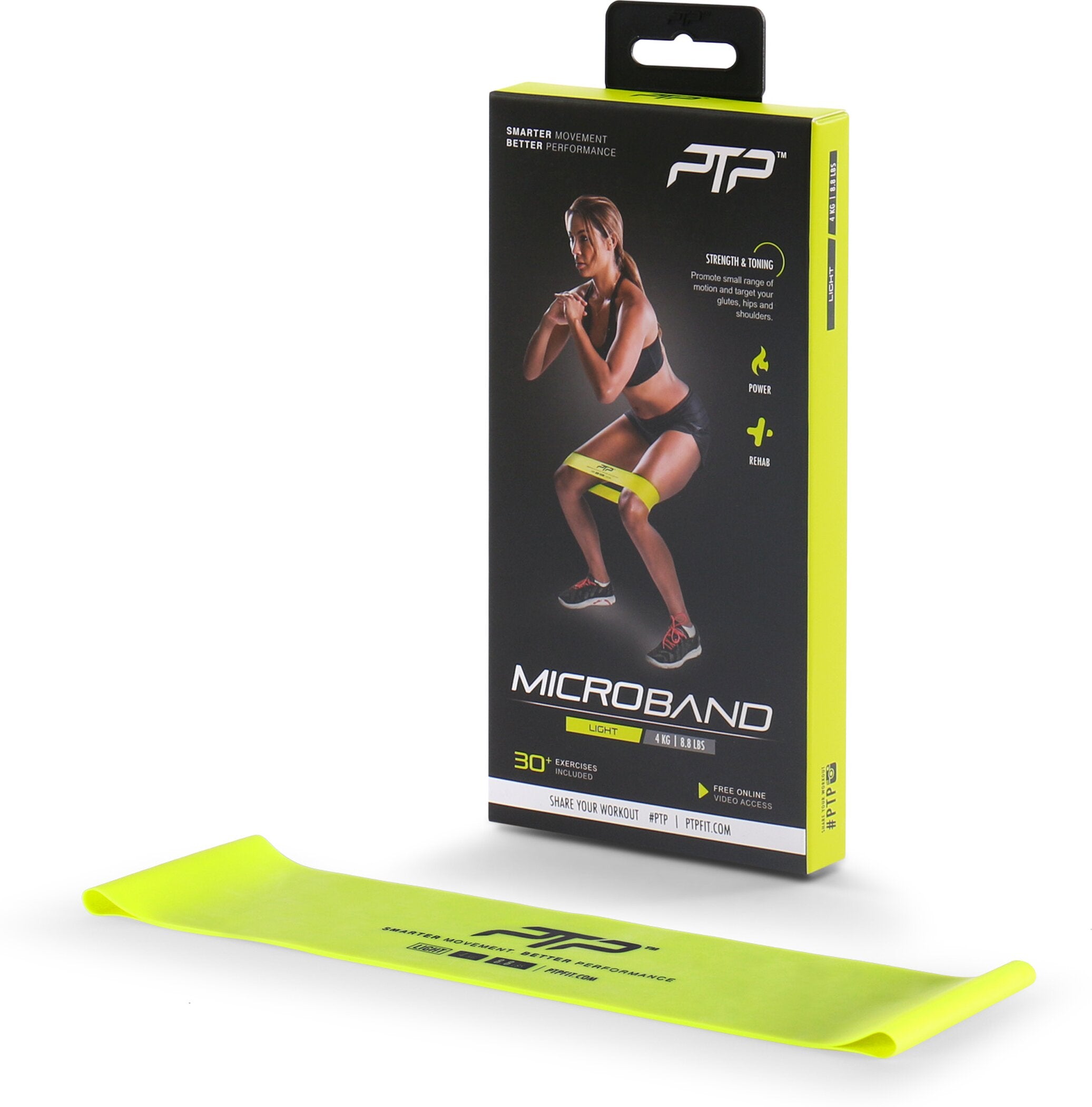 PTP 1502 MICROBAND Fitness Kleingeräte & Zubehör PTP 4118 LIME -