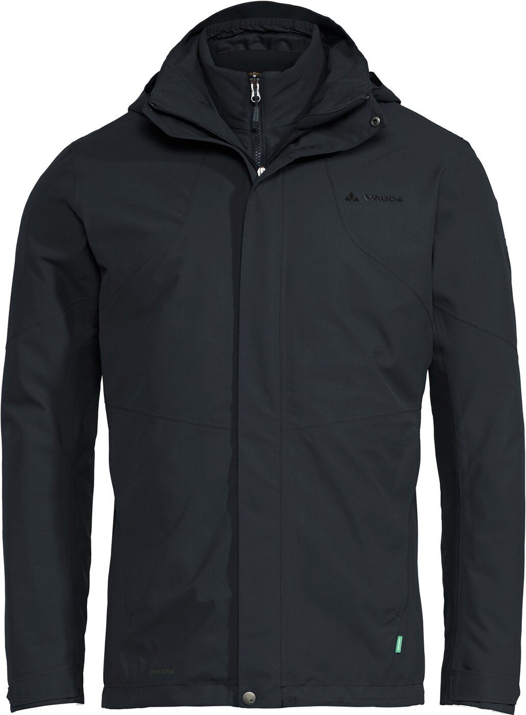 VAUDE Men's Caserina 3in1 Jacket II Wanderjacken VAUDE phantom black S