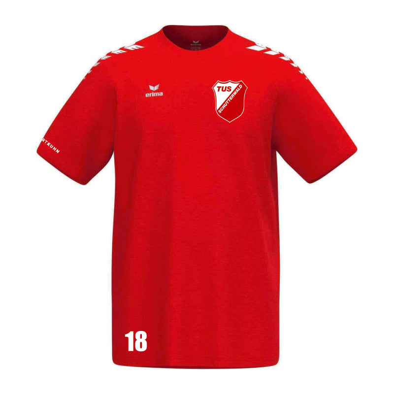 TuS Schutterwald ERIMA CMPT Wings T-Shirt ( Präsentationsshirt rot) Kinder Teamsport ERIMA 128