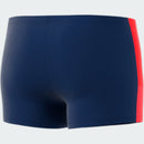 ADIDAS BLOCK BOXER CBLACK/FTWWHT/CBLACK Badehose ADIDAS