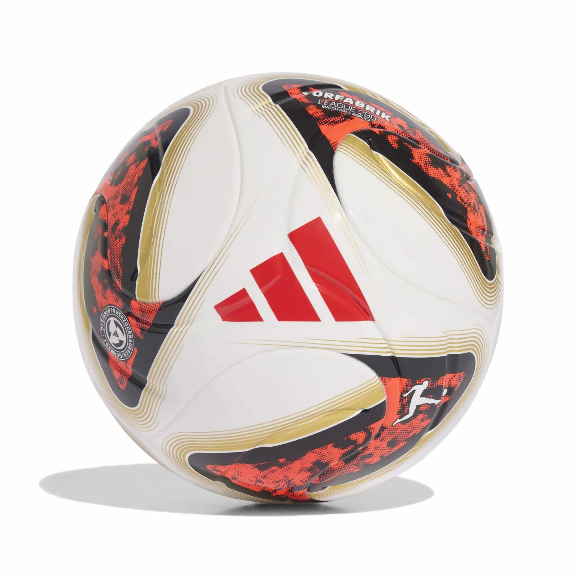 ADIDAS DFL LGE J290 Fußbälle ADIDAS WHITE/BLACK/SOLRED 4