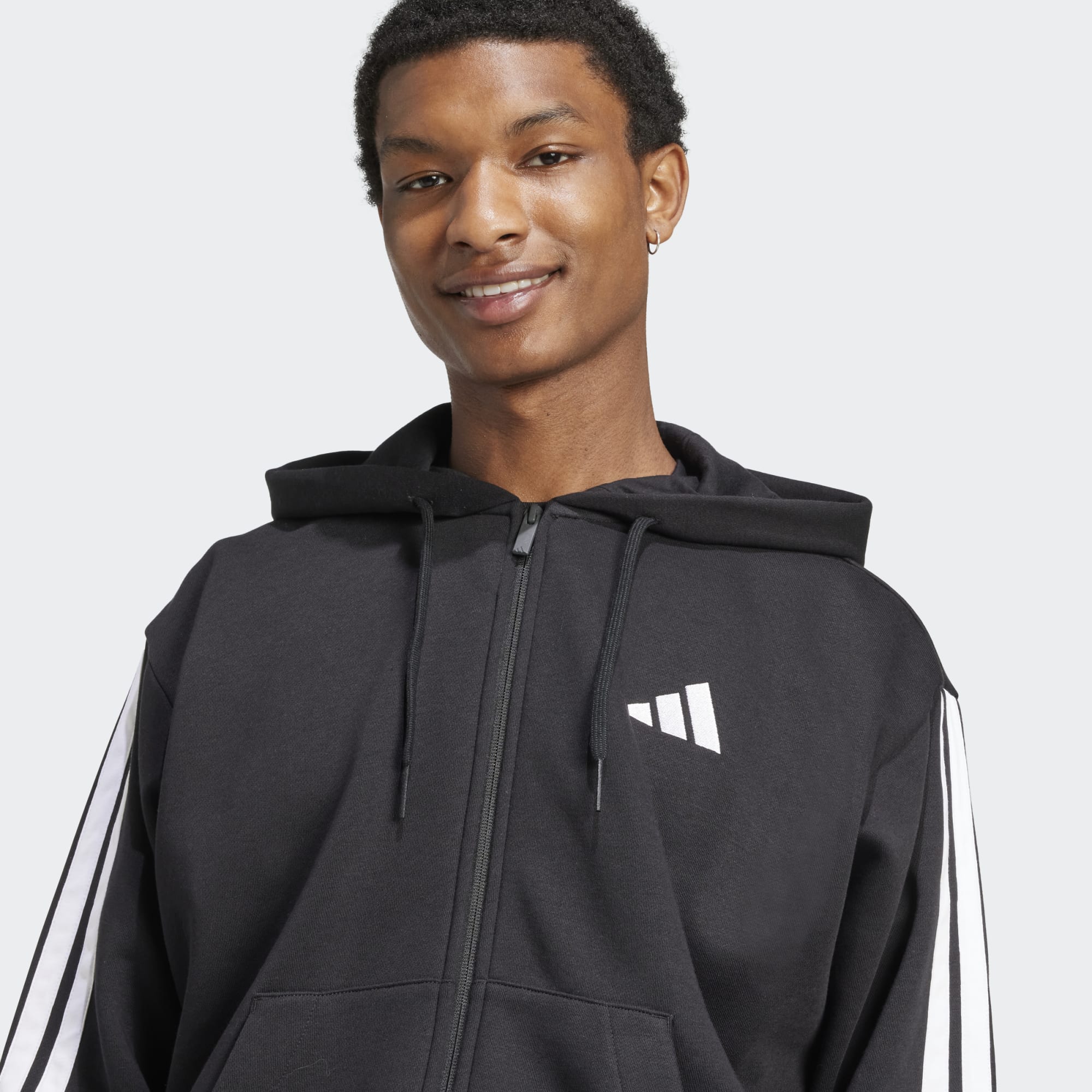 ADIDAS M 3S FL FZ HD Fußballoberteile ADIDAS