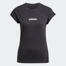 ADIDAS W LIN SJ T Freizeitshirts /-blusen ADIDAS BLACK/WHITE XS
