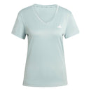 ADIDAS WE MIN V NK TEE Trainingsshirts ADIDAS Black XS
