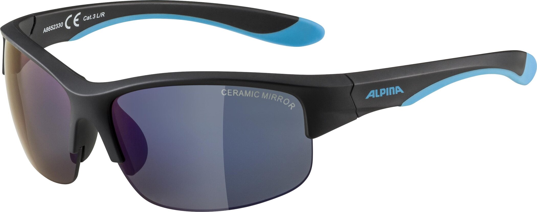 ALPINA FLEXXY YOUTH HR Fahrradbrillen ALPINA black blue matt -