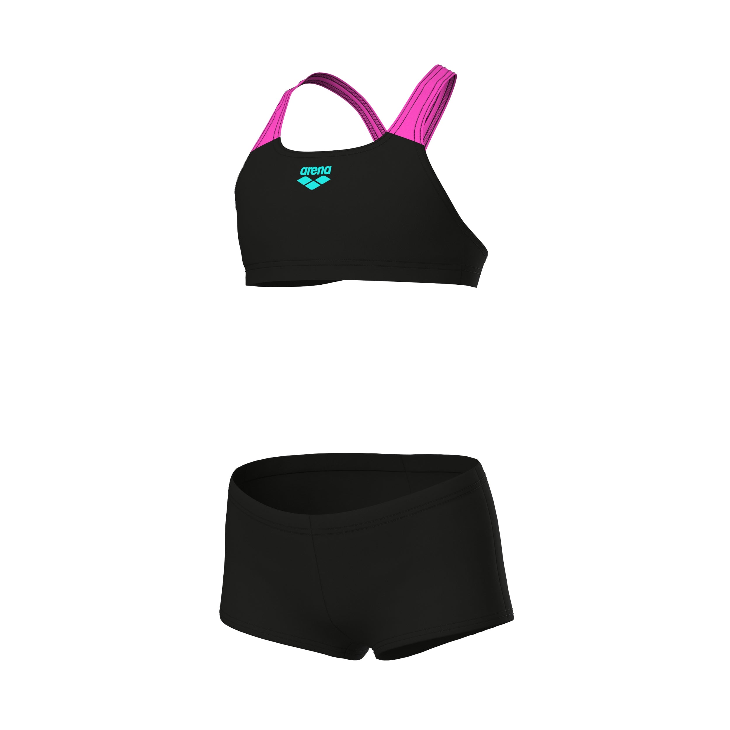 ARENA G ARENA BIKINI SOLID L ARENA BLACK-TURQUOISE 128