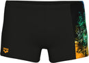ARENA MEN'S ARENA VIBRANT SWIM SHORT Badehose ARENA BLACK-BLACK MULTI 5