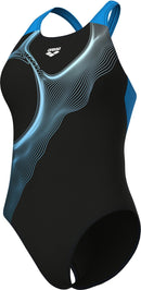 ARENA WOMEN'S ARENA RIPPLES SWIMSUIT V BACK B Badeanzug ARENA