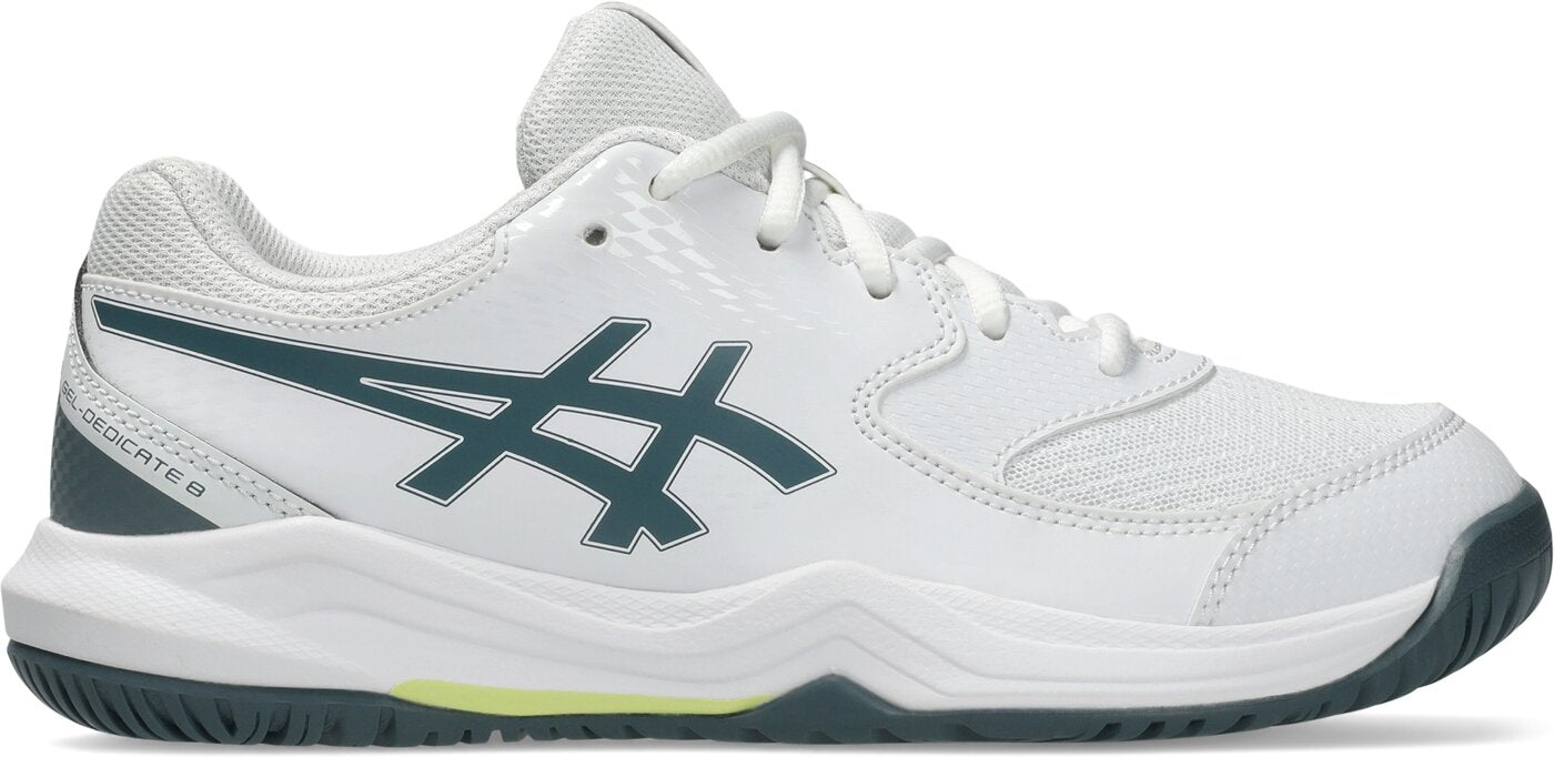 ASICS GEL-DEDICATE 8 GS Tennisschuhe ASICS WHITE/AIZURI BLUE 32.5