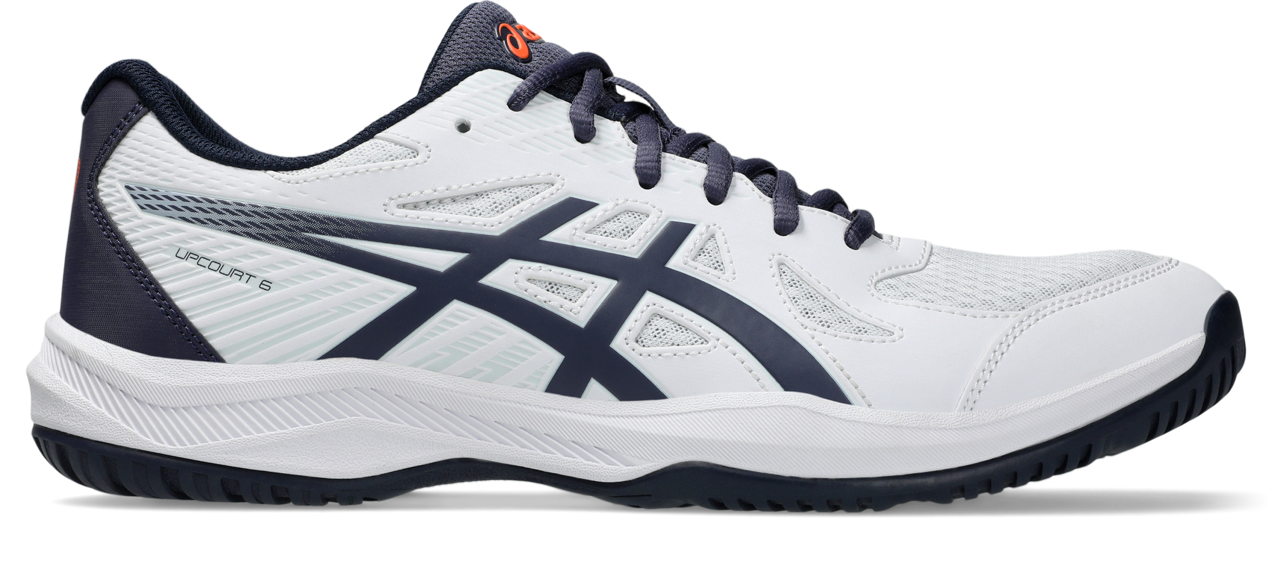 ASICS UPCOURT 6 Hallensportschuhe ASICS WHITE/PURE GOLD 39.5