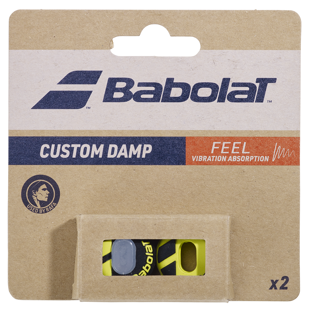 BABOLAT CUSTOM DAMP Tennisschläger BABOLAT schwarzgelb -