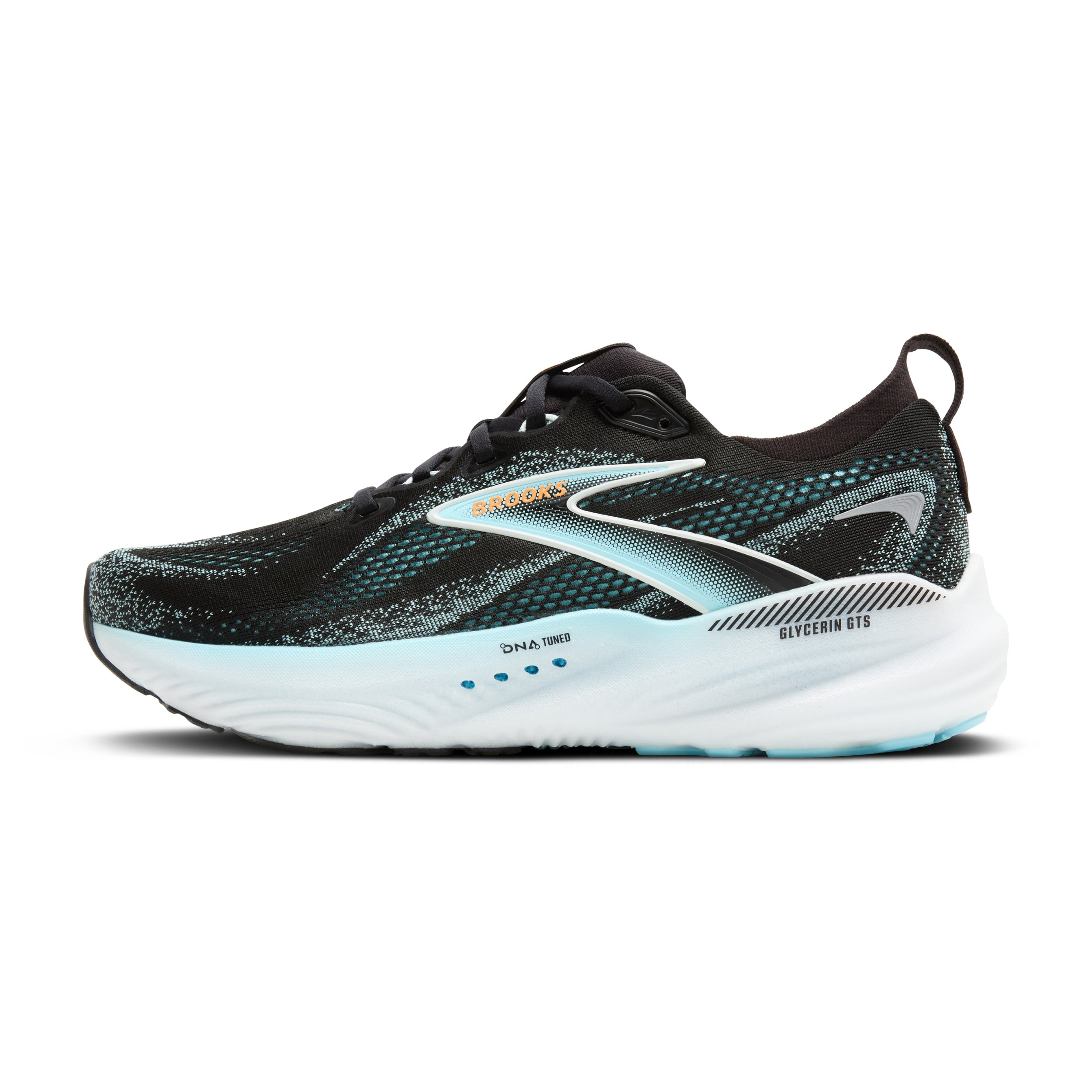 BROOKS Glycerin GTS 22 Black/Deep Blue/Red Stabilität BROOKS