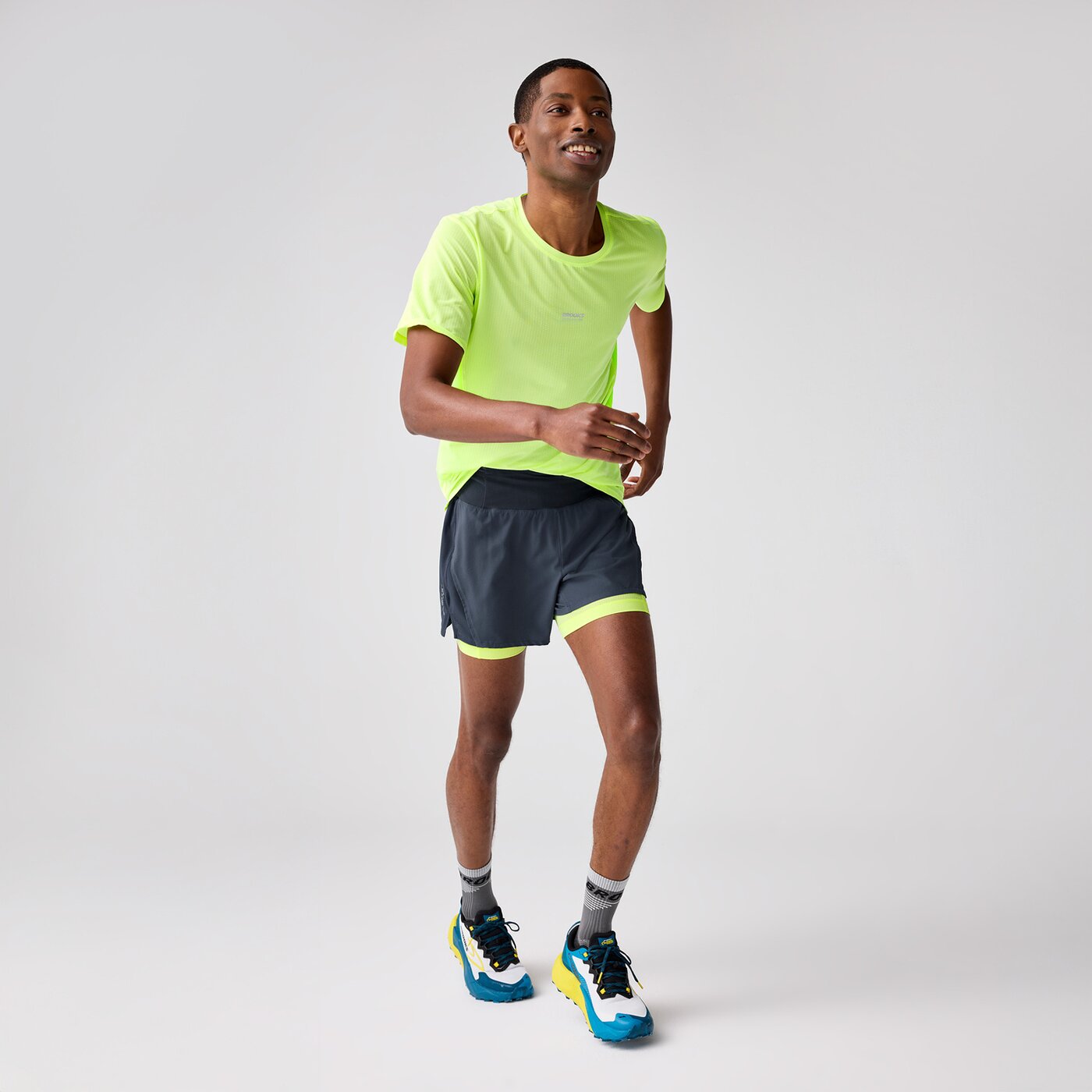 BROOKS High Point 5"" 2-in-1 Short 2.0 Laufhosen BROOKS