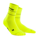CEP reflective mid cut socks, men Laufsocken CEP