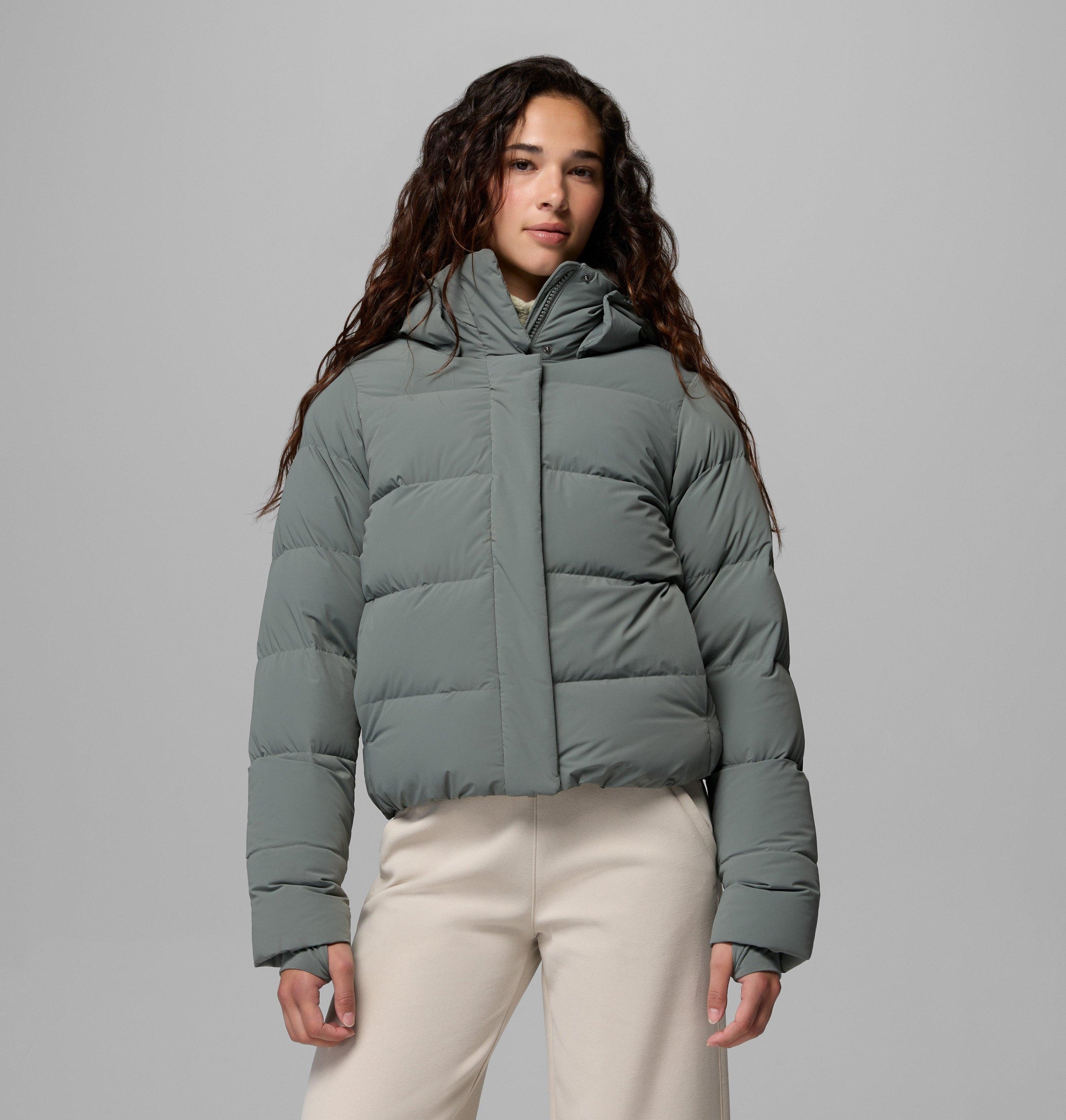 COLUMBIA Amaze Puff Hooded Jacket Freizeitjacken COLUMBIA Sedona Sage XS