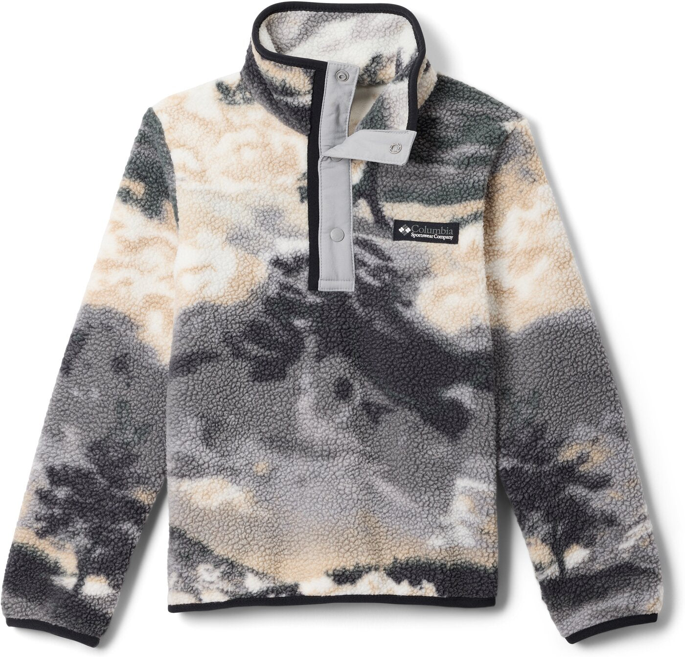 COLUMBIA Helvetia II Printed Half Snap Fleec Chalk COLUMBIA Black XS