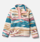COLUMBIA Helvetia II Printed Half Snap Fleec Chalk COLUMBIA River Blue, Red Quartz S