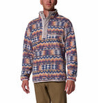 COLUMBIA Helvetia II Printed Half Snap Fleec Fleecejacken & Pullover COLUMBIA Sea Salt, Gulf Stream S