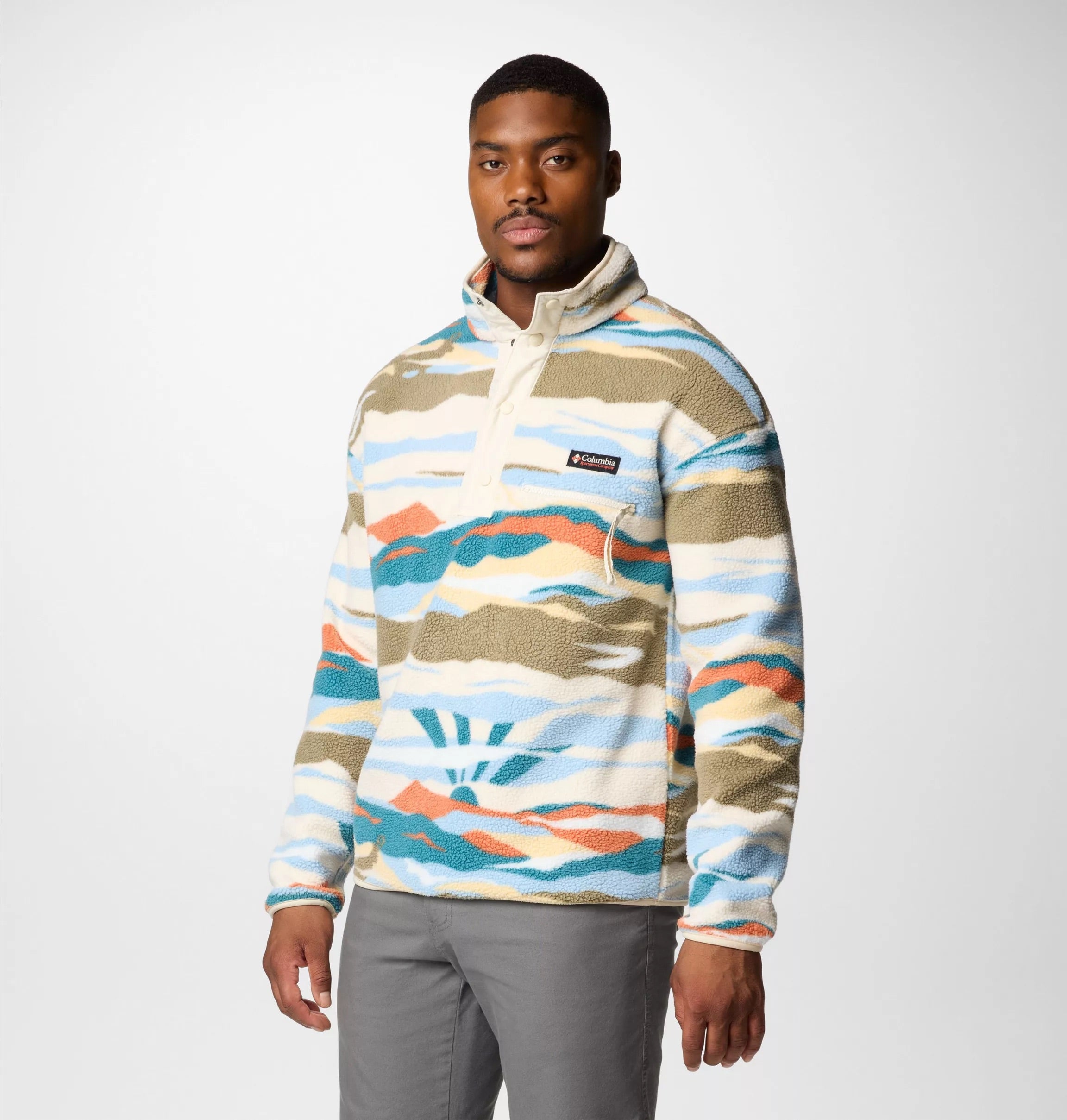 COLUMBIA Helvetia II Printed Half Snap Fleec Fleecejacken & Pullover COLUMBIA
