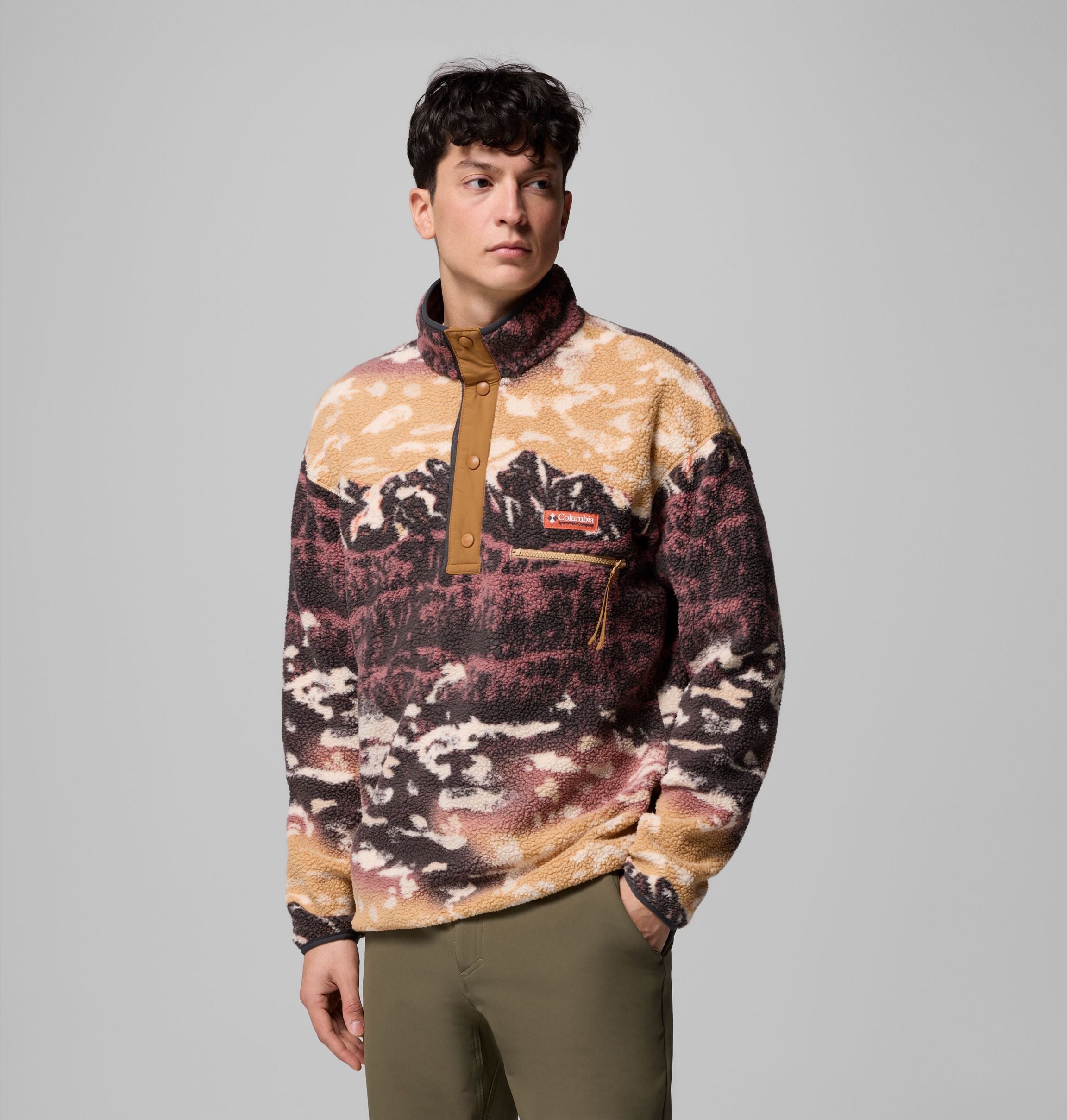 COLUMBIA Helvetia II Printed Half Snap Fleec Fleecejacken & Pullover COLUMBIA