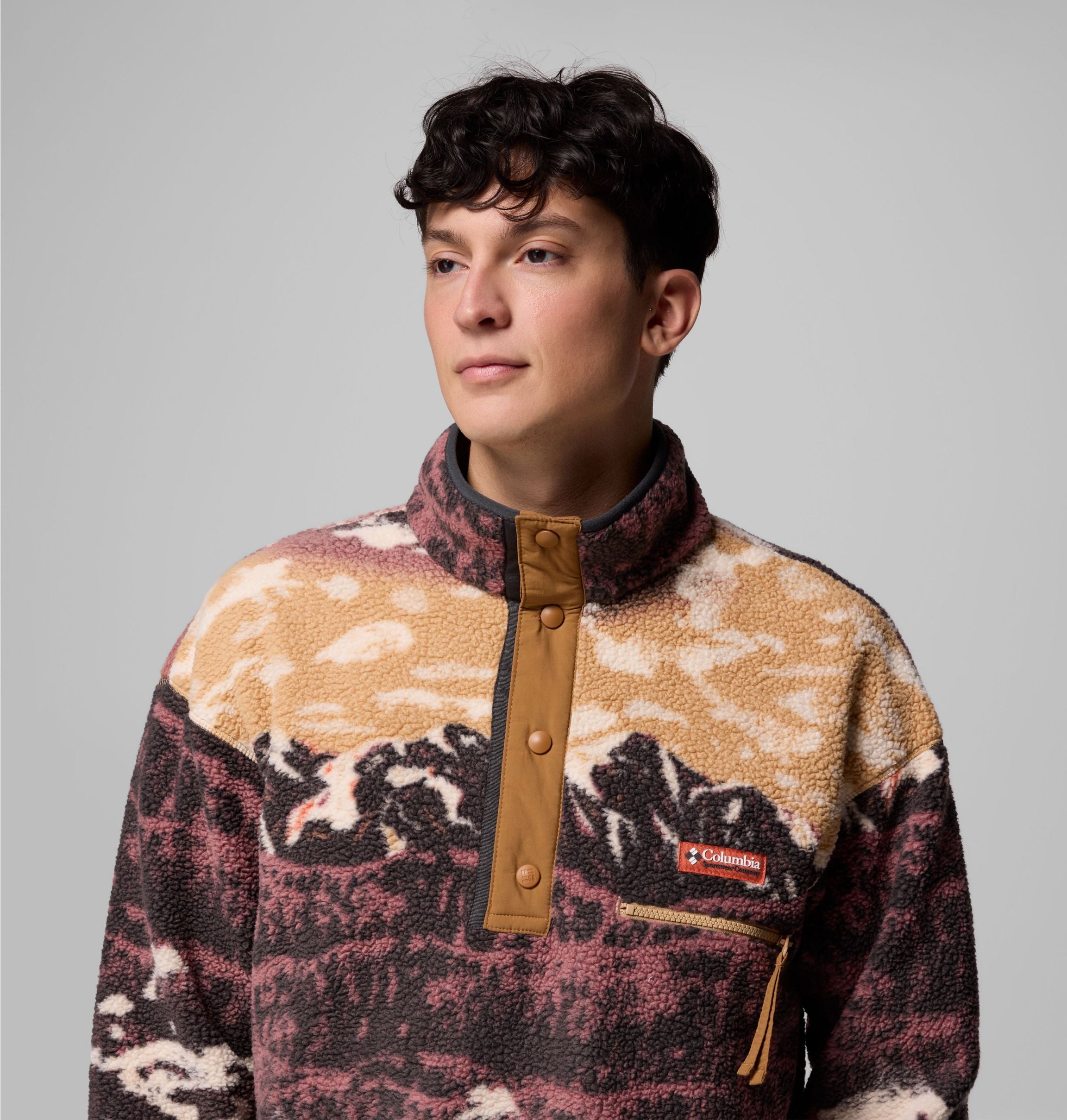 COLUMBIA Helvetia II Printed Half Snap Fleec Fleecejacken & Pullover COLUMBIA