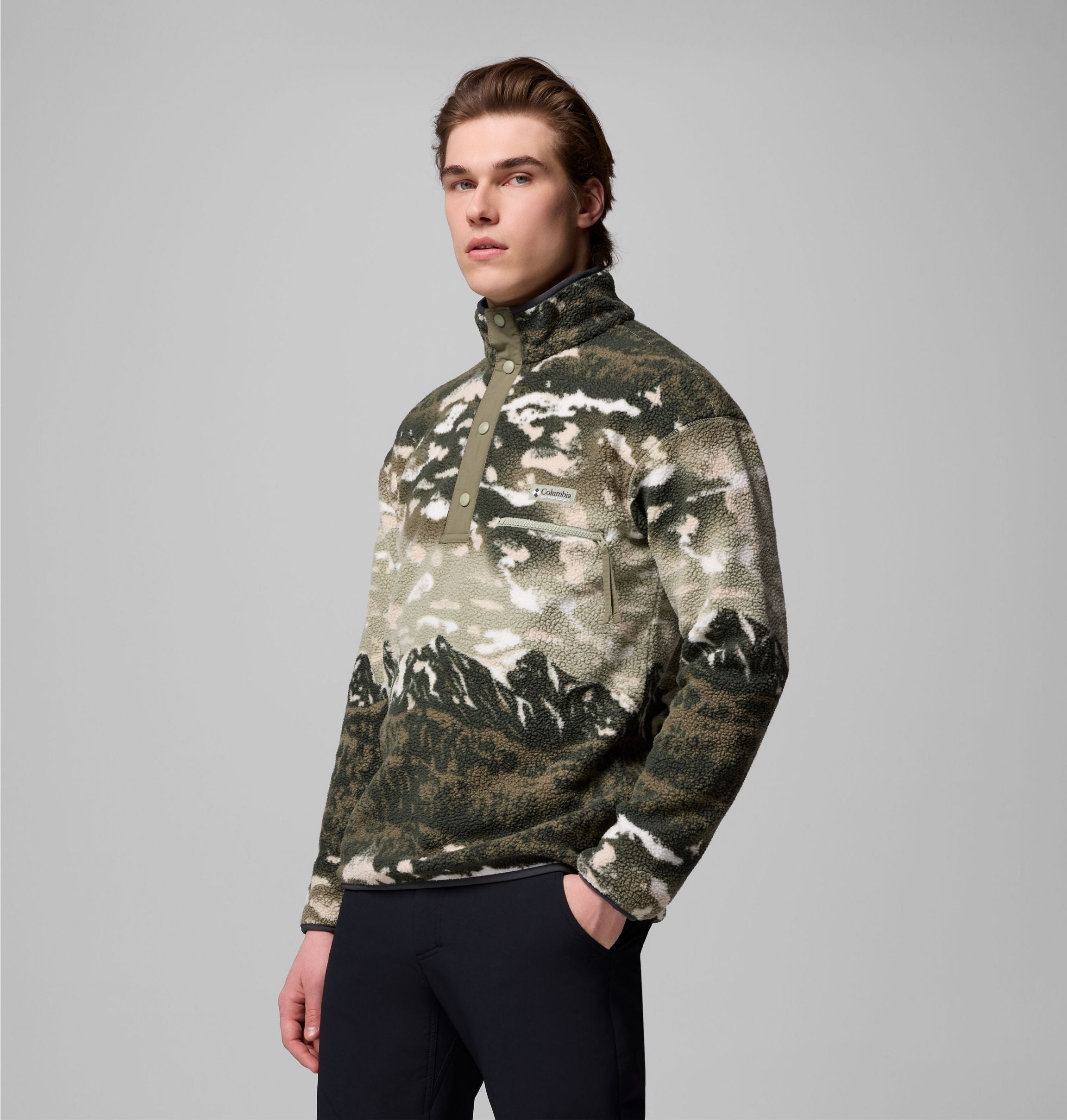 COLUMBIA Helvetia II Printed Half Snap Fleec Fleecejacken & Pullover COLUMBIA