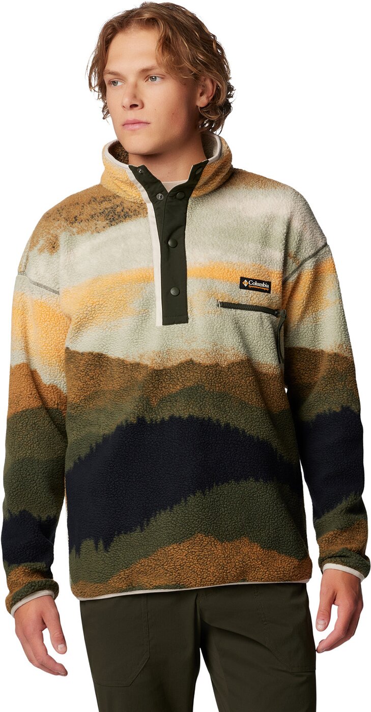 COLUMBIA Helvetia II Printed Half Snap Fleec Fleecejacken & Pullover COLUMBIA Greenscape Dolomites S