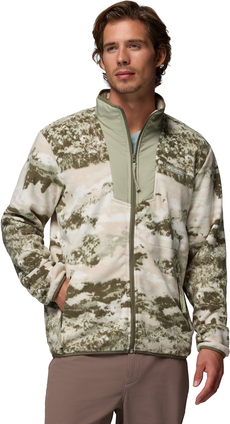 COLUMBIA Sequoia Grove Printed Full Zip COLUMBIA Stone Green S