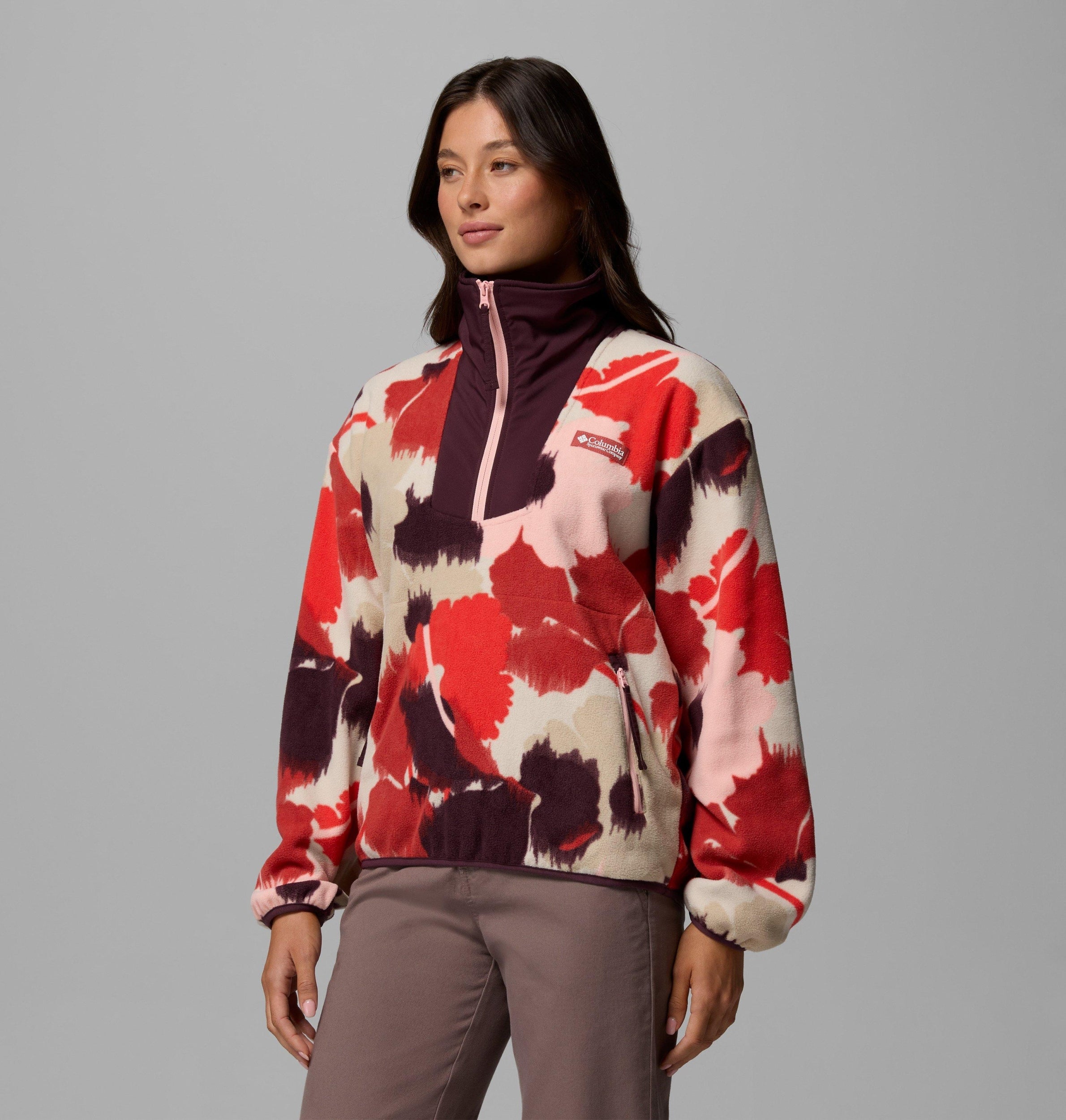 COLUMBIA Sequoia Grove Printed Half Zip Skifleece COLUMBIA
