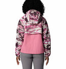 COLUMBIA Spire Valley Printed Windbreaker Safari Window Plaid COLUMBIA