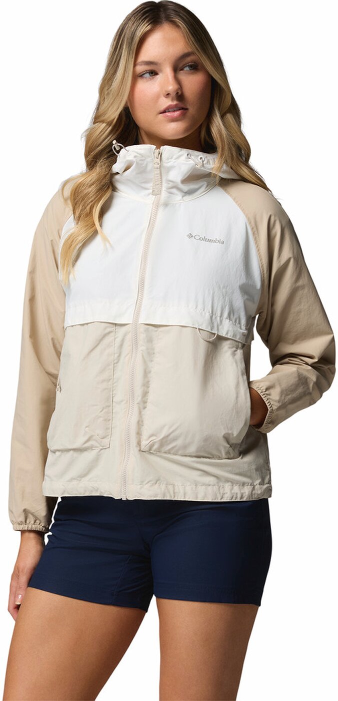 COLUMBIA Spire Valley? Windbreaker Wanderjacken COLUMBIA Dark Stone, Haute Pink XS