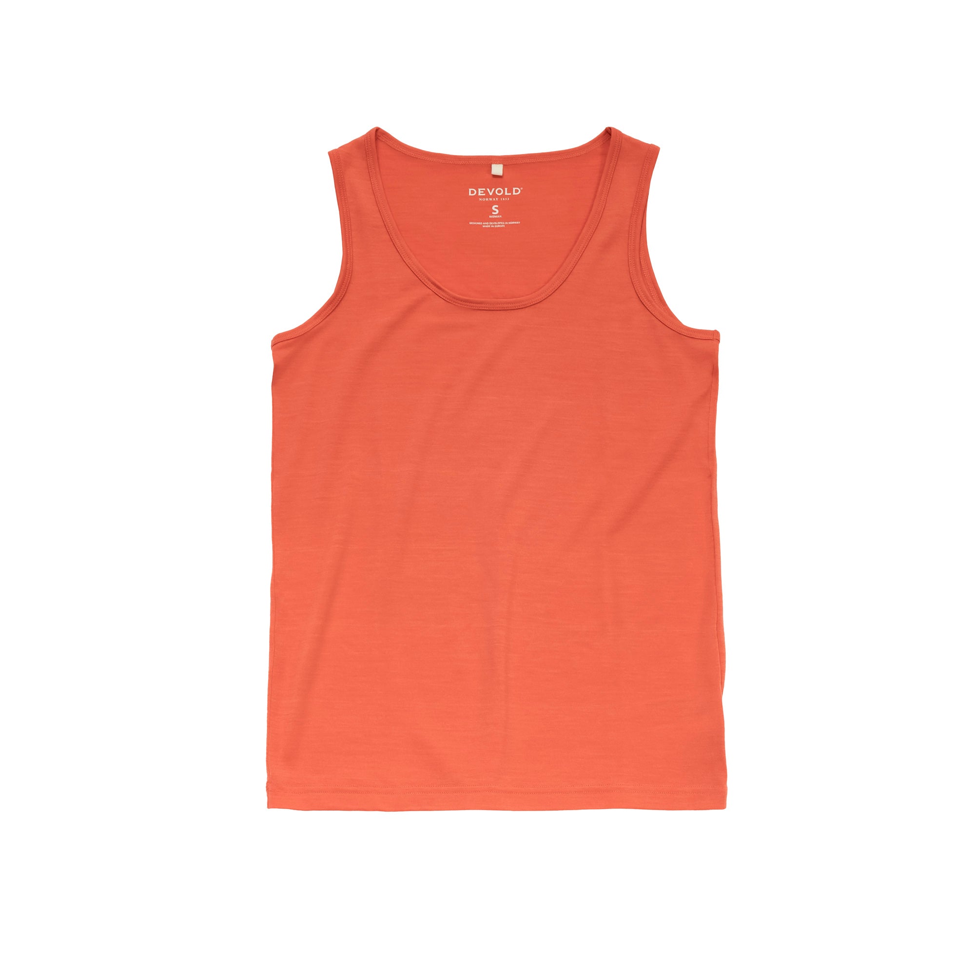 DEVOLD CLASSIC TANK WMN DEVOLD CORAL XS