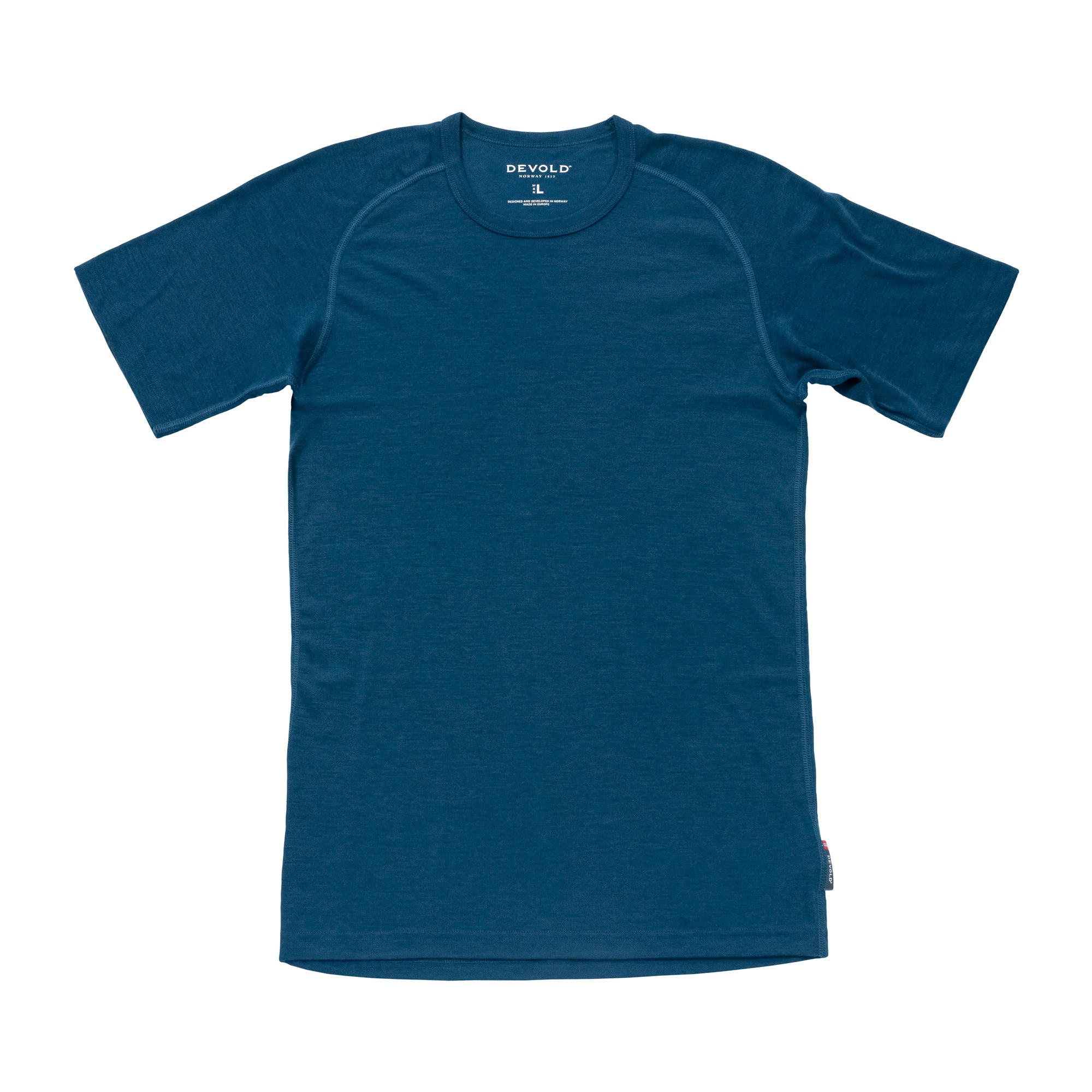 DEVOLD LAUPAREN MERINO 190 BASE TEE MAN DEVOLD FLOOD S