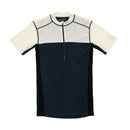 DEVOLD LAUPAREN MERINO 190 ZIP TEE MAN DEVOLD RAW WHITE/INK/BLACK S