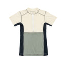 DEVOLD LAUPAREN MERINO 190 ZIP TEE WMN DEVOLD RAW WHITE/FOG/INK XS