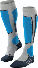 FALKE Herren Skistrümpfe "SK2 Wool" Skisocken FALKE 3400 light grey 39-41