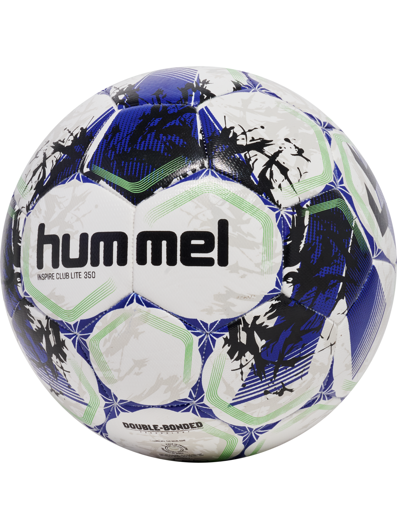 HUMMEL hmlINSPIRE CLUB LITE 350 FB Fußbälle HUMMEL BLUE/WHITE/NEON GREEN 5