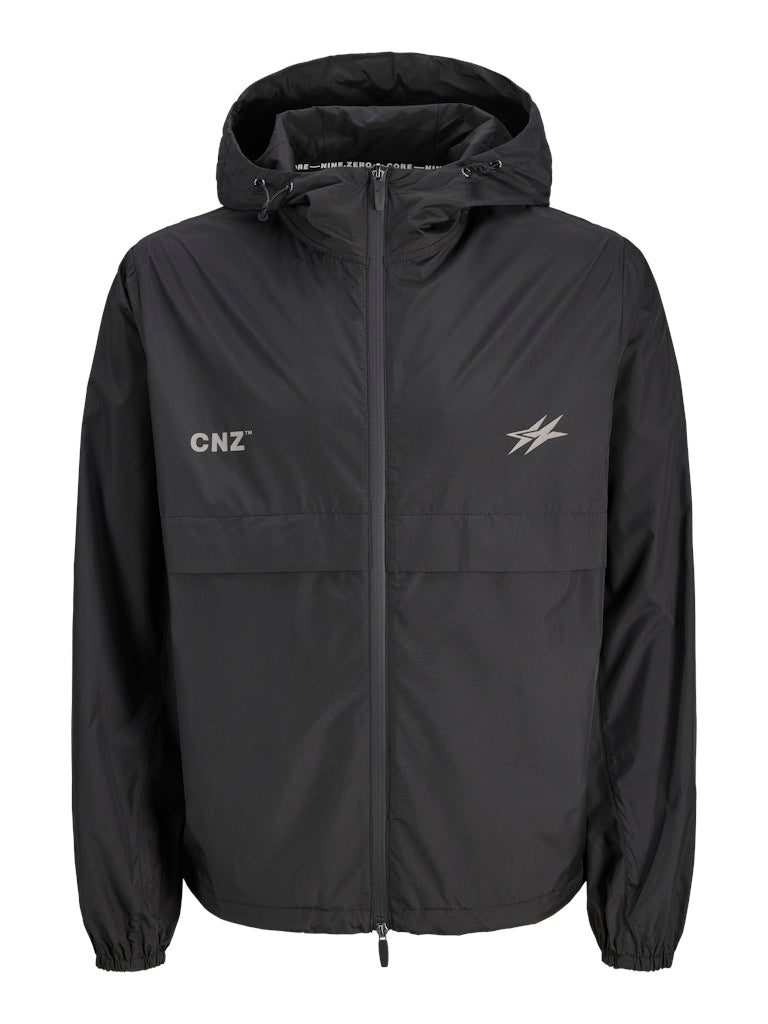 JACK & JONES JCOCNZ PARIS WINDBREAKER JACKET NOO Paradise Green/With Back Print Freizeitjacken JACK & JONES Black M