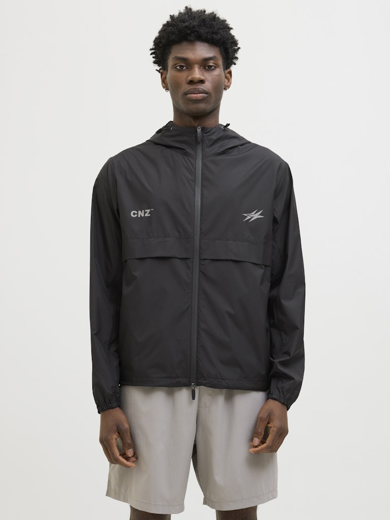 JACK & JONES JCOCNZ PARIS WINDBREAKER JACKET NOO Paradise Green/With Back Print Freizeitjacken JACK & JONES