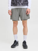 JACK & JONES JCOCNZ SHORTS WITH INNER TIGTHS NOO Black Freizeithosen JACK & JONES
