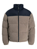 JACK & JONES JCOFLARE TEDDY PUFFER JACKET Freizeitjacken JACK & JONES Desert Taupe/BLOCKING S