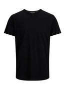 JACK & JONES JJEBASHER TEE O-NECK SS NOOS Cloud Dancer/REG Freizeitshirts /-hemden JACK & JONES Black/Black - Black M