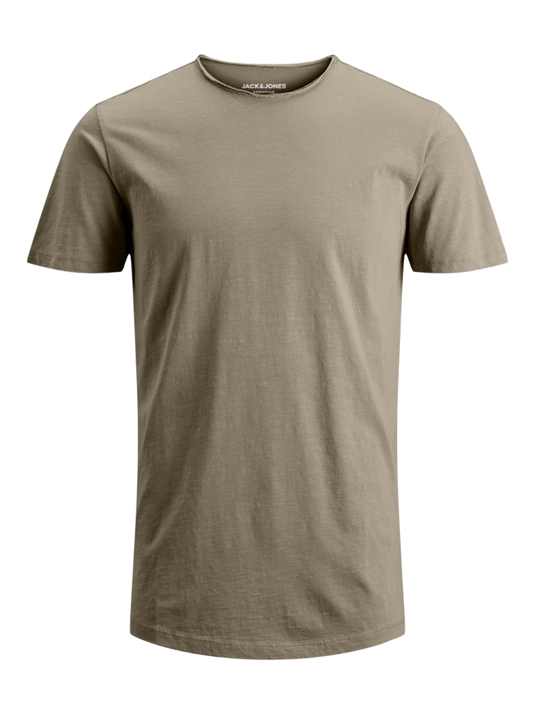 JACK & JONES JJEBASHER TEE O-NECK SS NOOS Cloud Dancer/REG Freizeitshirts /-hemden JACK & JONES Crockery/MELANGE S