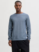 JACK & JONES JJEHILL KNIT CREW NECK NOOS Iceberg Green/Twist Freizeitpullover JACK & JONES