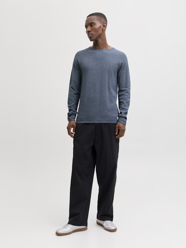 JACK & JONES JJEHILL KNIT CREW NECK NOOS Iceberg Green/Twist Freizeitpullover JACK & JONES