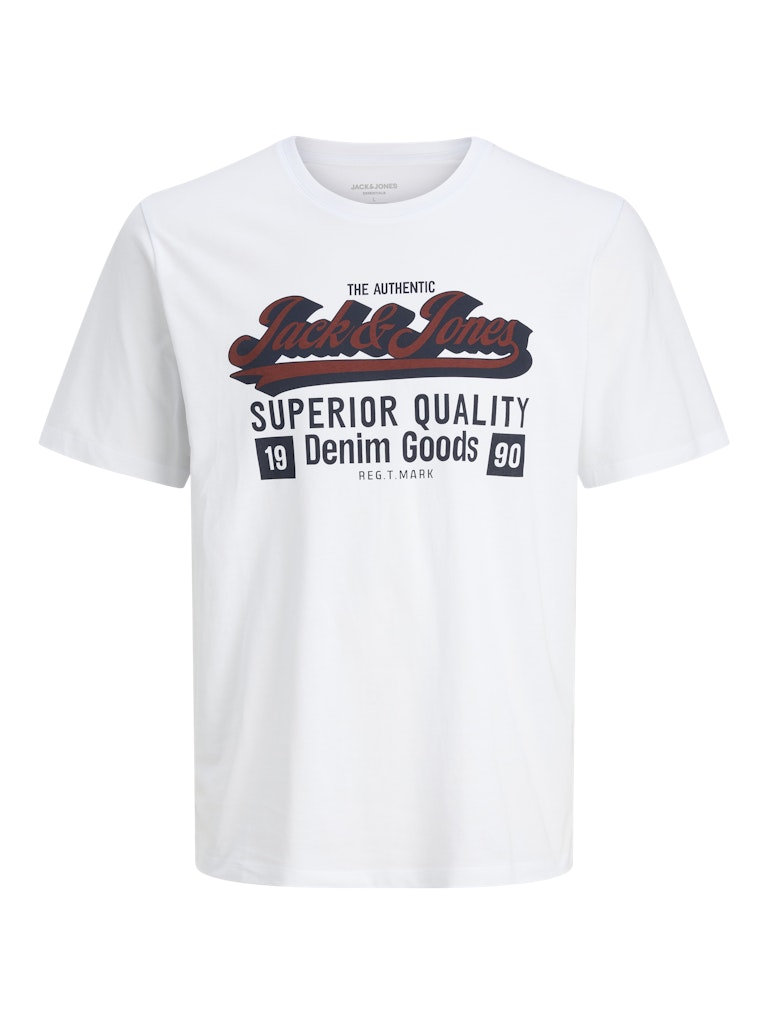 JACK & JONES JJELOGO TEE SS O-NECK 2 COL AW25 SN Freizeitshirts /-hemden JACK & JONES 177642 S